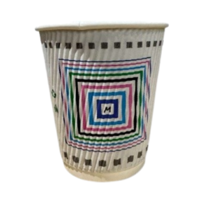 RIPPLE WALL PAPER CUPS - GENERIC PRINTED